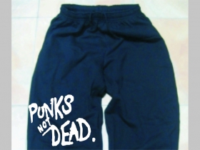 Punks not Dead teplákové kraťasy s tlačeným logom